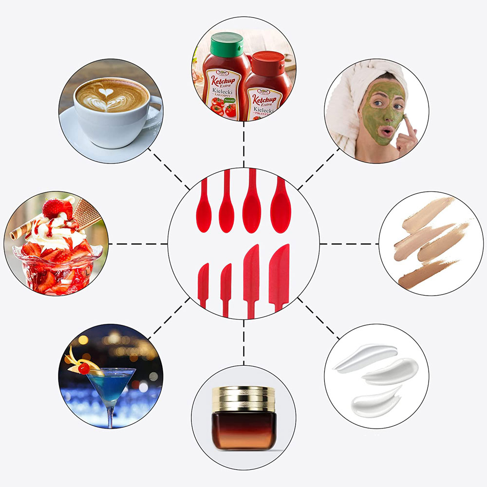 迷你矽膠刮刀的用途（tú）